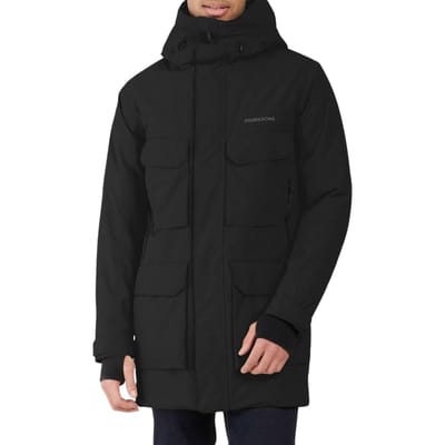 Didriksons DREW USX PARKA 8 Heren Outdoorjas - Black