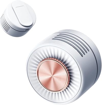 Clip-On Ventilator - Draagbare ventilator - Mini Ventilator - Mini Cooling Ventilator -Draadloos - Lichtgewicht - 360° Verstelbare - Draagbare - Geschikt Voor Buiten, Op Reis En Op Kantoor - wit