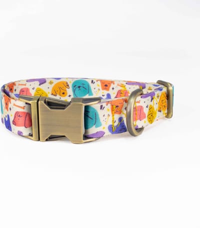 Luxe Halsband voor Honden-Metaal-Verstelbaar- 26 Cm-40 Cm x 2 Cm-D90