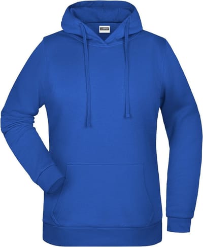 James And Nicholson Vrouwen/dames Basic Hoodie (Koninklijk)