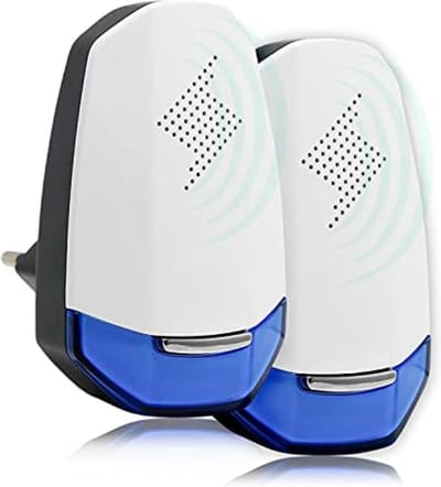 Lexium Muizenverjager- Muizenverjager Ultrasone Binnen - Muizenverjager Binnen - Muizenverjager Elektrisch - 2 Stuks - Wit