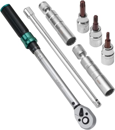 Bougiesleutel Set - Dopsleutel Set - Motoronderhoud - 360 Graden Rotatie - 14 mm 16 mm - Zilver