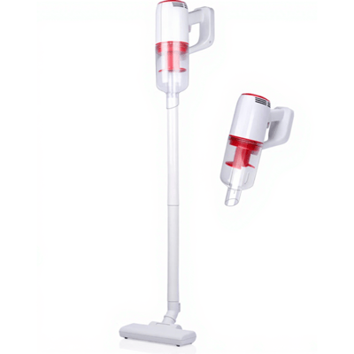 Dirt Devil 2-in-1 Steelstofzuiger en Kruimeldief DD9001 - Stofzuiger Draadloos met 80 W Vermogen – 0,5 L Behuizing – Slechts 1,3 kg – Zakloos en Lichtgewicht - Wit/Rood