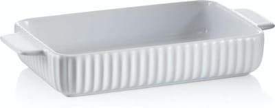 Ovenschaal Keramiek Wit, 27 cm x 14 cm - Kela | Maila