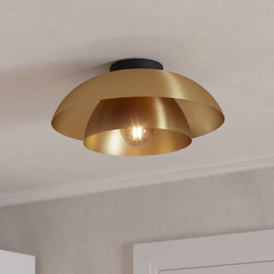 EGLO Cenciara Plafondlamp - E27 - Ø 40 cm - Goud - Staal