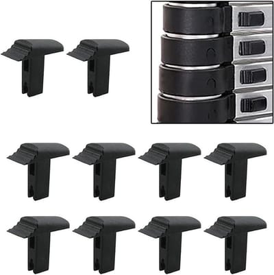 Ladder Slot Knoppen - Vergrendelingsknoppen Ladder - Ladder Onderhoud - Tool-Free Installatie - 10 Stuks - Zwart
