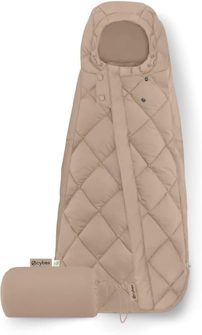 Baby Voetenzak - Universele Voering - Autostoel Gebruik - Comfortabele Isolatie - 75 x 35 cm - Beige