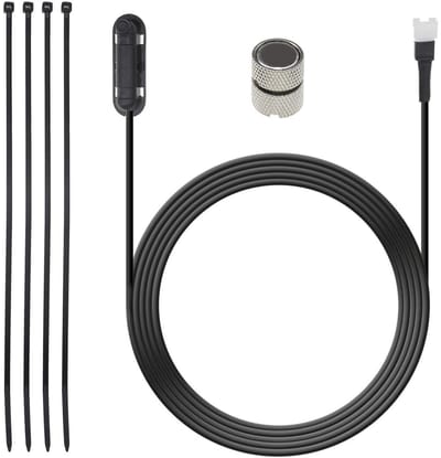 JHUBERS - Snelheidssensor - Magnetische kop - 2 meter kabel - Zwart - Voor elektrische fiets en scooter - Inclusief kabelbinders