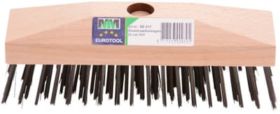MM Eurotool Staaldraadluiwagen 22 cm met oliegeharde staaldraad voor intensieve reiniging