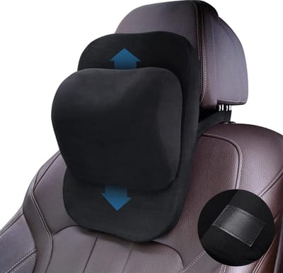 Solvix Auto Hoofdsteun - Hoofdkussen Auto - Nekkussen Auto - Veiligheid en Bescherming - Neksteun - Voor in de Auto - Veiligheid