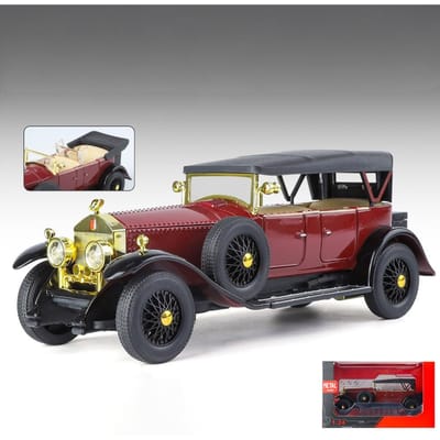1:24 Rolls Royce Phantom I 1925 Luxe Klassiek Retro Sedan Legering Diecast Modelauto Huis Trendy Speelgoed Ornamenten Verjaardagscadeau