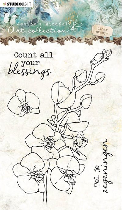 Stempel - Clear stamp - Studio Light - A6 Jenine's mindful art 2.0 nr.08