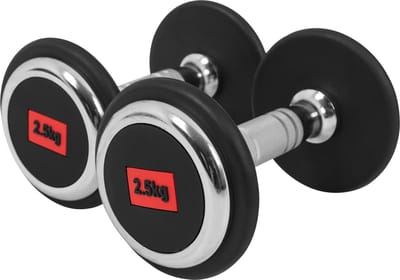Gorilla Sports Dumbbell set 5 kg - Professionele Halters - 2 x 2,5 kg