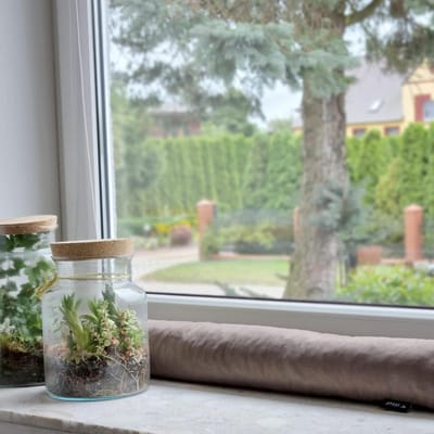 Tochtstopper Deur - Windstopper Raam - Energie Besparen - Handgemaakt in EU - 90 cm x 10 cm - Meerkleurig