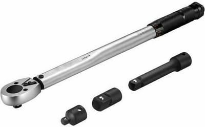 Geschikt voor Verhoog de efficiëntie met de 3/8 gekalibreerde momentsleutel (19-110 Nm) - Koppelomvormer en adapter voor alle situaties