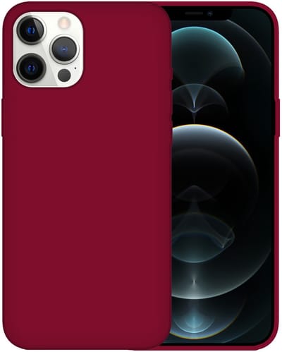Hoesje geschikt voor iPhone XR - Backcover - TPU - Bordeaux Rood