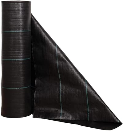 Onkruidbarrière stof - Bodemdoek onkruid - Tuin onderhouden - Geweven polypropyleen - 90 gsm - Zwart