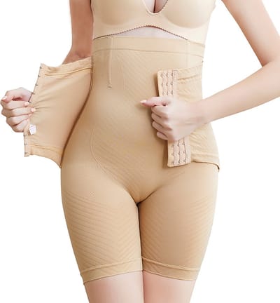 Shapewear - Shapeware met waisttrainer - Ingebouwde waisttrainer - Tailletrainer - Corrigerend ondergoed - Beige - XL/XXL