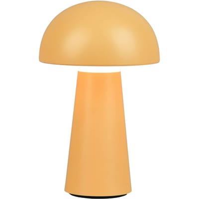 REALITY LENNON - Tafellamp - Geel - incl. 1x SMD 2W - Oplaadbare - Buitenlamp - Dimbaar - Buitenverlichting - IP44