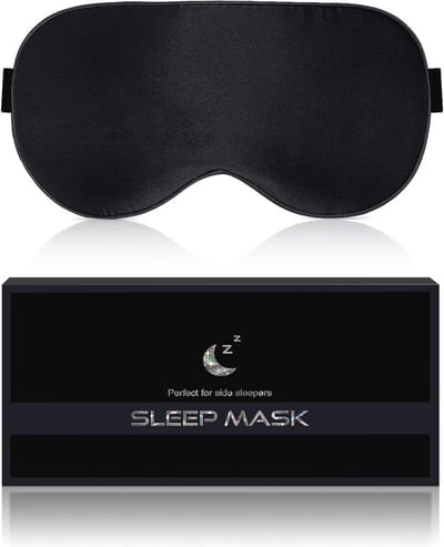 Zijden slaapmasker voor een betere nachtrust | 100% moerbeizijde, volledig verduisterend en hypoallergeen