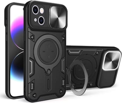 Geschikt voor Google Pixel 9 Pro - Militaire - Ultradunne PC+TPU Siliconen - Back Cover Hoesje - Zwart