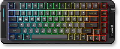 MCHOSE X75 - Draadloos Mechanisch Gaming - Toetsenbord - QWERTY - RGB ANSI (ENG) - Zwart