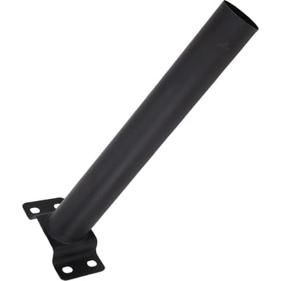 2 Set Support de Mât de Lumière Solaire Mural Support de Montage d'Éclairage Solaire Kit de Mât d'Extension Alliage