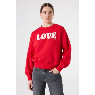 Garcia Ladies Sweat True Red Taglia: XL | Maglie a manica lunga Outlet | Donna | Rosso