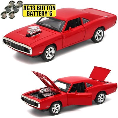 1:32 Dodge Charger 1970 Rt Klassieke Amerikaanse Muscle Car Legering Diecast Modelauto Huis Trendy & Desktop Display Ornament Hobby Cadeau