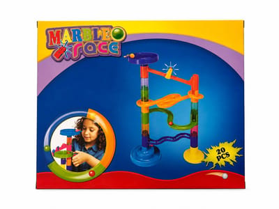 Marble Race Baan – Knikkerbaan voor Kinderen – Educatief Bouwspeelgoed – XXL Knikkerbaan Set – Creatief Constructie Speelgoed – Cadeau vanaf 3 Jaar