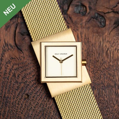 Rolf Cremer Turn S 507703M Goudkleur dames horloge - design horloge
