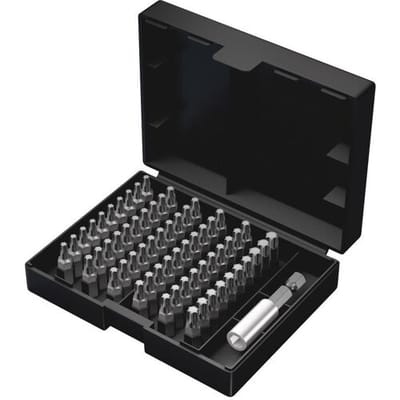 Wera 5057909001 61-delige Bit-Safe Universal Bitset in cassette - Torx