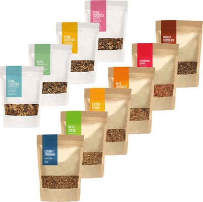 XAVIES' Deluxe pakket 10 x 175g Granola