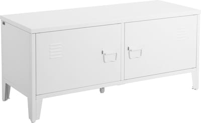 Salino-Halbank - 2-Deuren - Wit