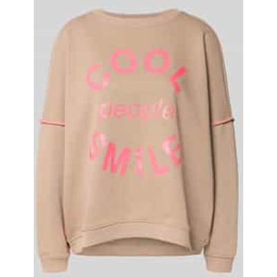Relaxed fit sweatshirt met ronde hals