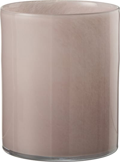 J-Line windlicht Jade - glas - roze - large
