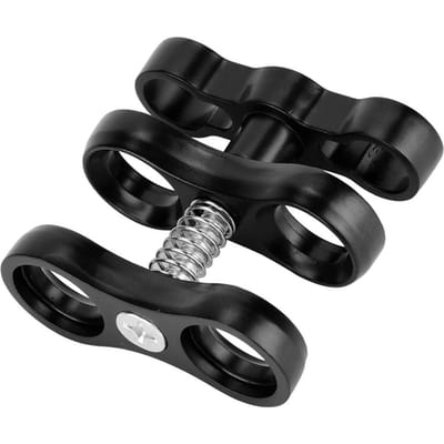 Alliage d'Aluminium Mini Clip Boule Papillon Adaptateur de Fixation pour Lampes de Plongée pour Gopro black