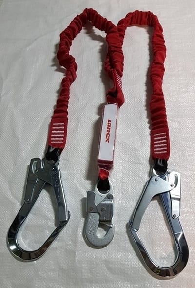 Lanex dubbele elastische Y-lijnen met valdemper; ABM 2LE - ABM 2LE2-22 - 2 m
