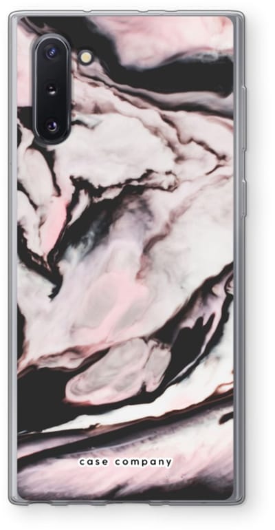 Case Company® - Hoesje geschikt voor Samsung Galaxy Note 10 hoesje - Roze stroom - Soft Cover Telefoonhoesje - Bescherming aan alle Kanten en Schermrand