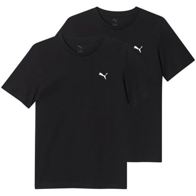 2-pack Puma Ess Logo T-shirt Multipack M T-Shirt Heren Ronde Hals 692313 01