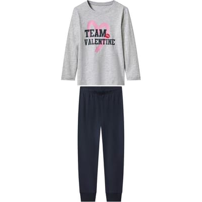 lupilu Kinder pyjama (Grijs/donkerblauw, 98/104)