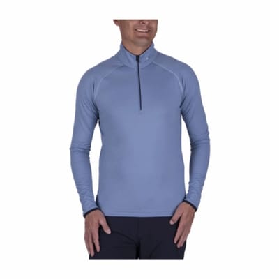 Skipully KJUS Men Feel Midlayer Half-Zip Neptune/Deep Space-Maat 48
