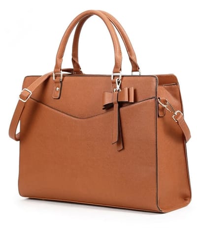 Aktetas - Laptoptas - Dames aktetas - Handtas - Schoudertas - 16 inch - Zakelijke Tas - Dames handtas - Bruin