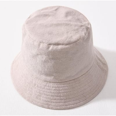 Eenvoudige Badstof Emmerhoed Lente Herfst Buiten Panama Zon Vissershoed Unisex Snoep Effen Kleur Mode Pet kaki