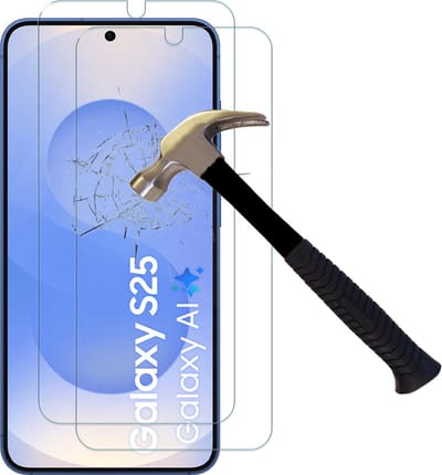 Screenprotectors geschikt voor Samsung Galaxy S25 - Arara gehard glas Tempered Glass - 2 Stuks