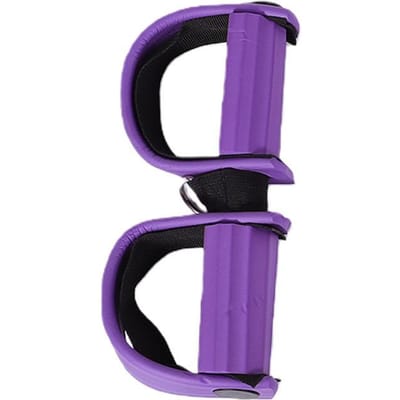 Bande de résistance à pédales avec poignée 4 tubes en latex épaissis 25 100 livres Bandes de résistance fitness à pédales