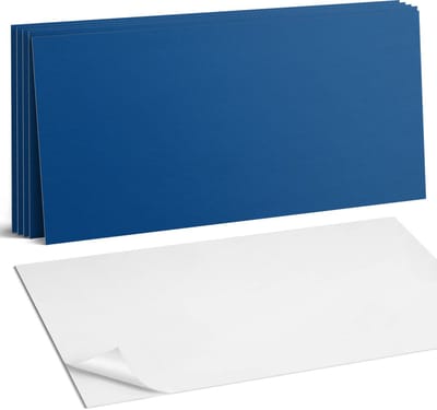 Coloray Plaktegels - Marine Wandtegel Zelfklevend - 60 cm x 30 cm - Marine Plaktegels - 6 stuks - Rechthoek PVC Tegels - Plaktegels Keuken - Zelfklevende Vloertegels Badkamer - Vinyl Tegels - Zelfklevende Wandtegels