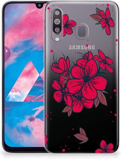 Samsung Galaxy M30 TPU Case Blossom Red