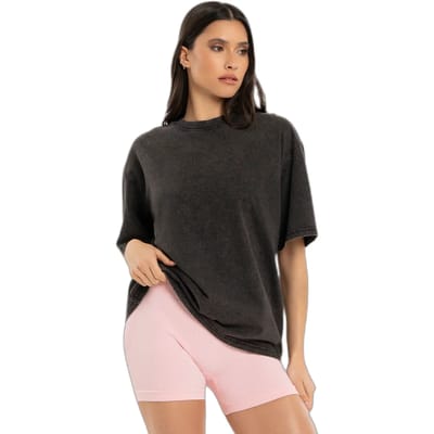 Dames-T-shirt oversized Gym Glamour Aesthetic and Athletic