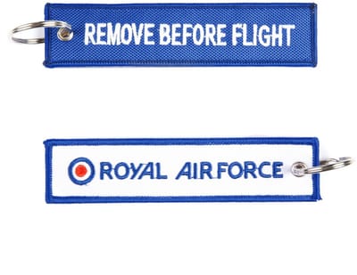 Sleutelhanger RBF + Royal Air Force blauw #40